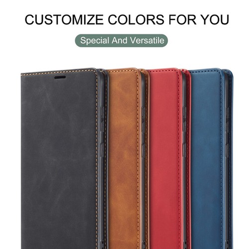 Pour Samsung S24+ S23 Ultra S22 S21 FE S20 Coque Étui Portefeuille en Cuir - Zdjęcie 4 z 50