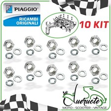 KIT REVISIONE MOTORE DADI E RONDELLE M7 UNIVERSALE PER VESPA 1946-2017 PIAGGIO