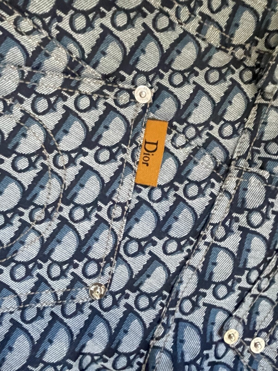 CHRISTIAN DIOR. OBLIQUE MONOGRAM PANTS JEANS. | eBay