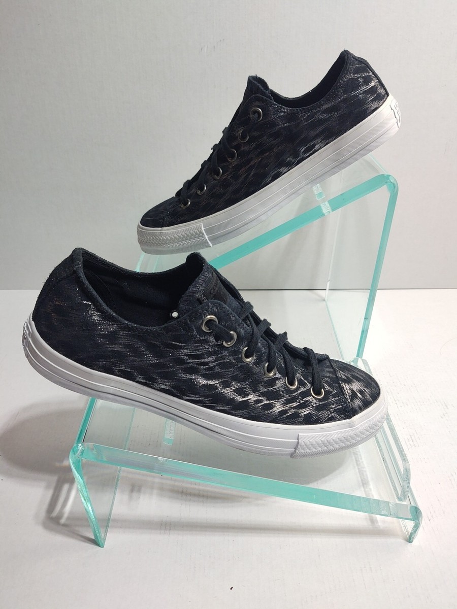 Converse All Star Women's size Black Animal Print B4