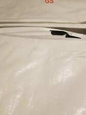 12x20 Ft White Heavy Duty Tarp Industrial Strength Premium Quality canopy GS new