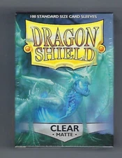 Dragon Shield Matte Clear (100) Shield Sleeves Free Shipping