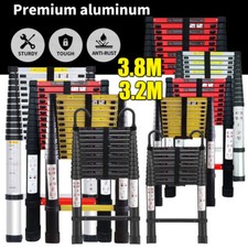 3.2-3.8M Heavy Duty Multi-Purpose Aluminium Telescopic Extendable Folding Ladder