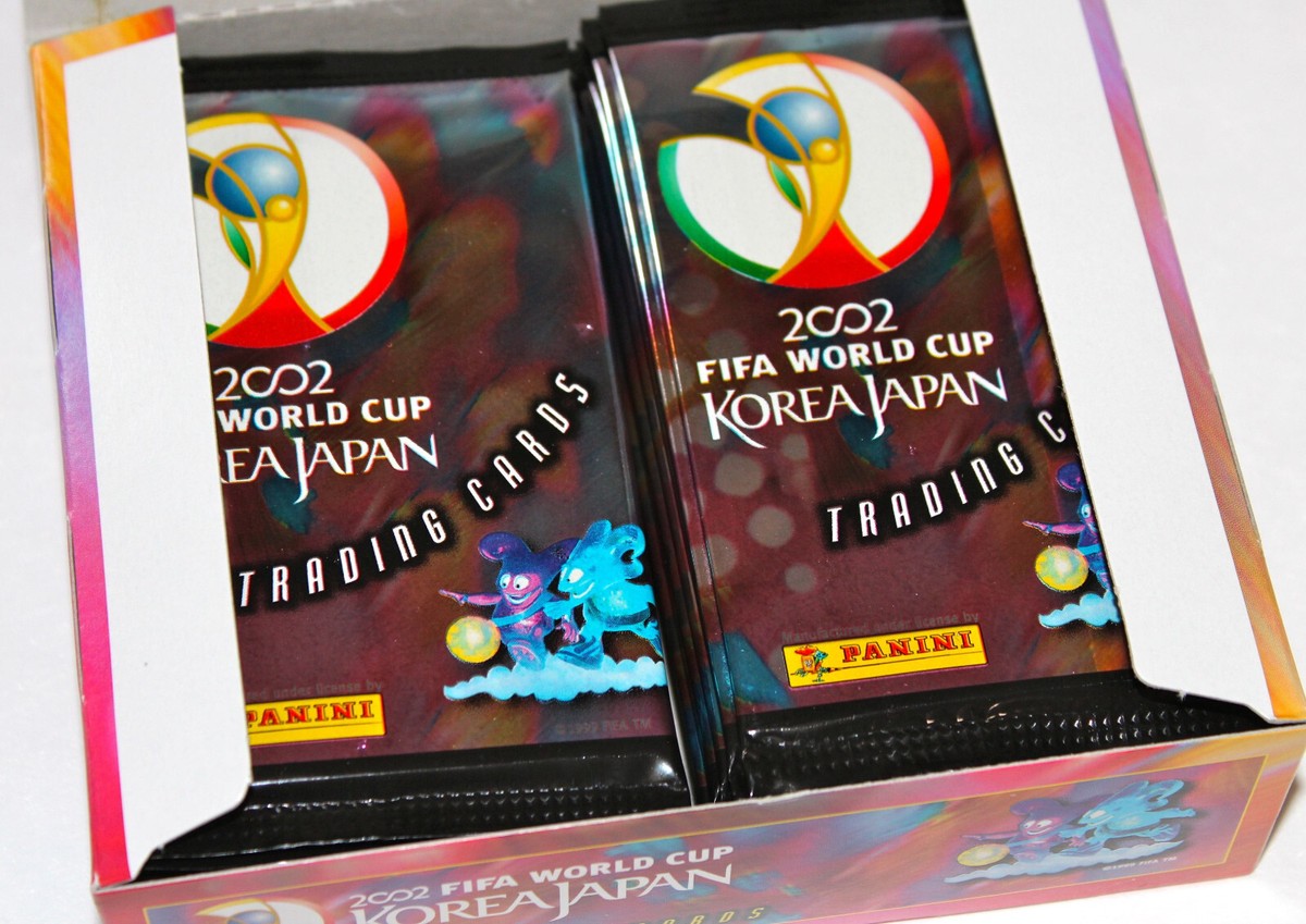 Panini TRADING CARDS World Cup Korea Japan 2002, 6 x DISPLAY Panini TRADING CARDS World Cup Korea Japan 2002, 6 x DISPLAY