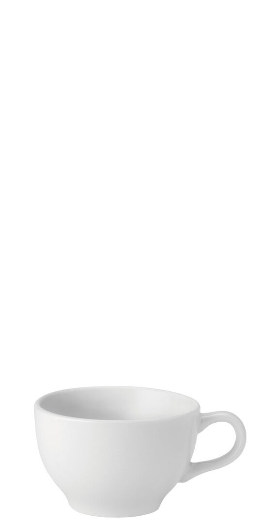 Porcelain Cups Pure White Vitrified Cappuccino Coffee 12Oz (34Cl) Pack Of 36