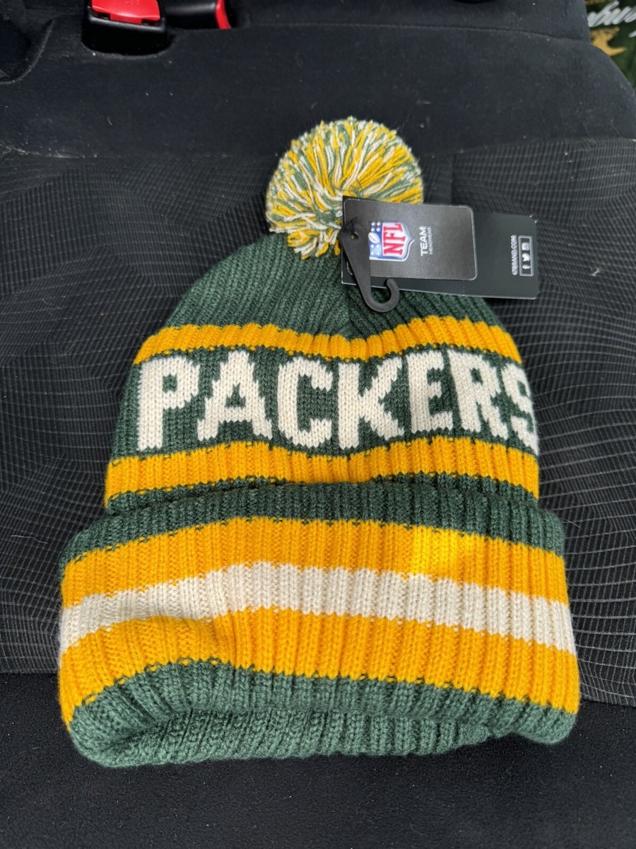 Pom Knit Packers Beanie 2021 Spurs New Era NFL Bay Packers Green