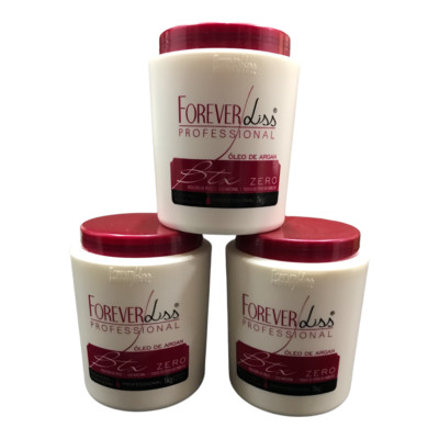 HAIR BTOX FOREVER LISS ARGAN OIL SMOOTHING TREATMENT  3 X 1Kg  35oz 
