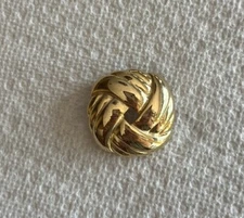 VINTAGE L.V.C. 90 GOLD TONE METAL DRESS SCARF CLIP