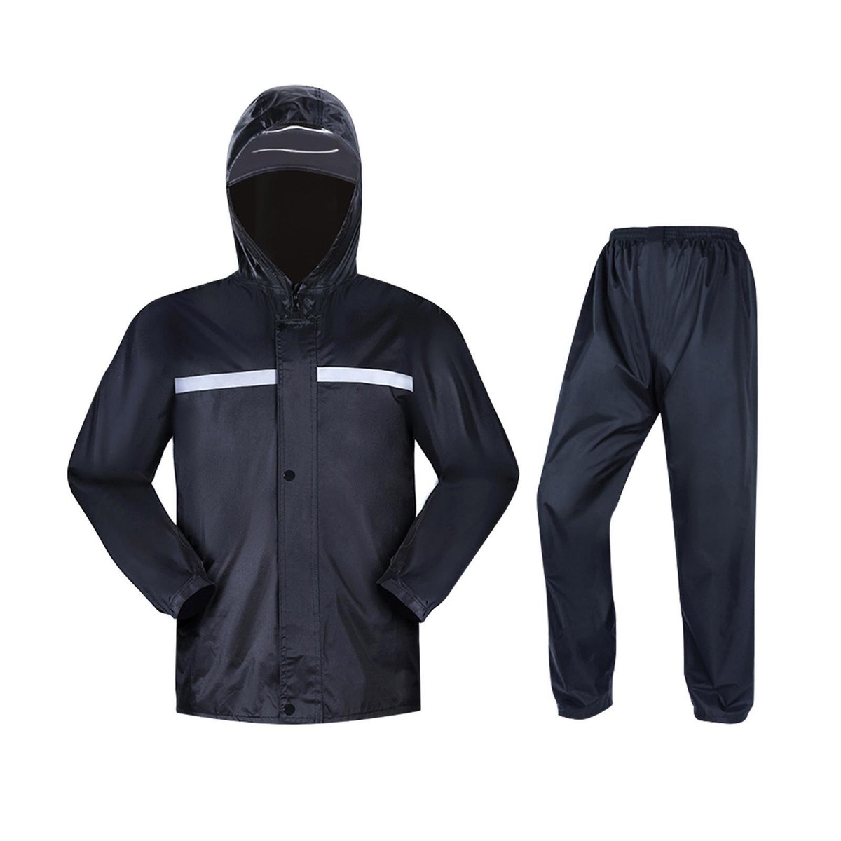 Rain Suit Waterproof Rain Coat with Pants Hooded Women Men for XL 
