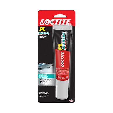 Loctite 2020627, PL Marine Fast Cure Adhesive Sealant, 3 fl oz Tube