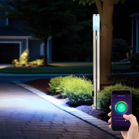 Standleuchte Stehlampe AußEnleuchte Smart Led App Bewegungsmelder Steckdose Rgb
