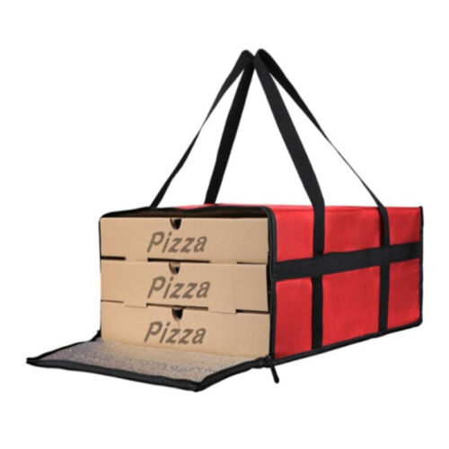 Bolsa de entrega de pizza para comida para llevar con aislamiento térmico portátil impermeable - Imagen 19 de 19