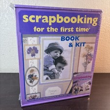 Vintage 1998 Scrapbooking For The First Time Book  Kit By Rebecca Carter