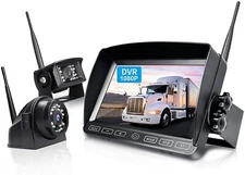 7'' Monitor Wireless Car Rear Side View Backup Camera Reverse Waterproof Night