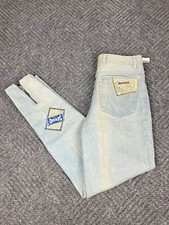 Vintage Sergio Valente Jeans Women's 26x29 High Waist Tapered Leg Patches NOS