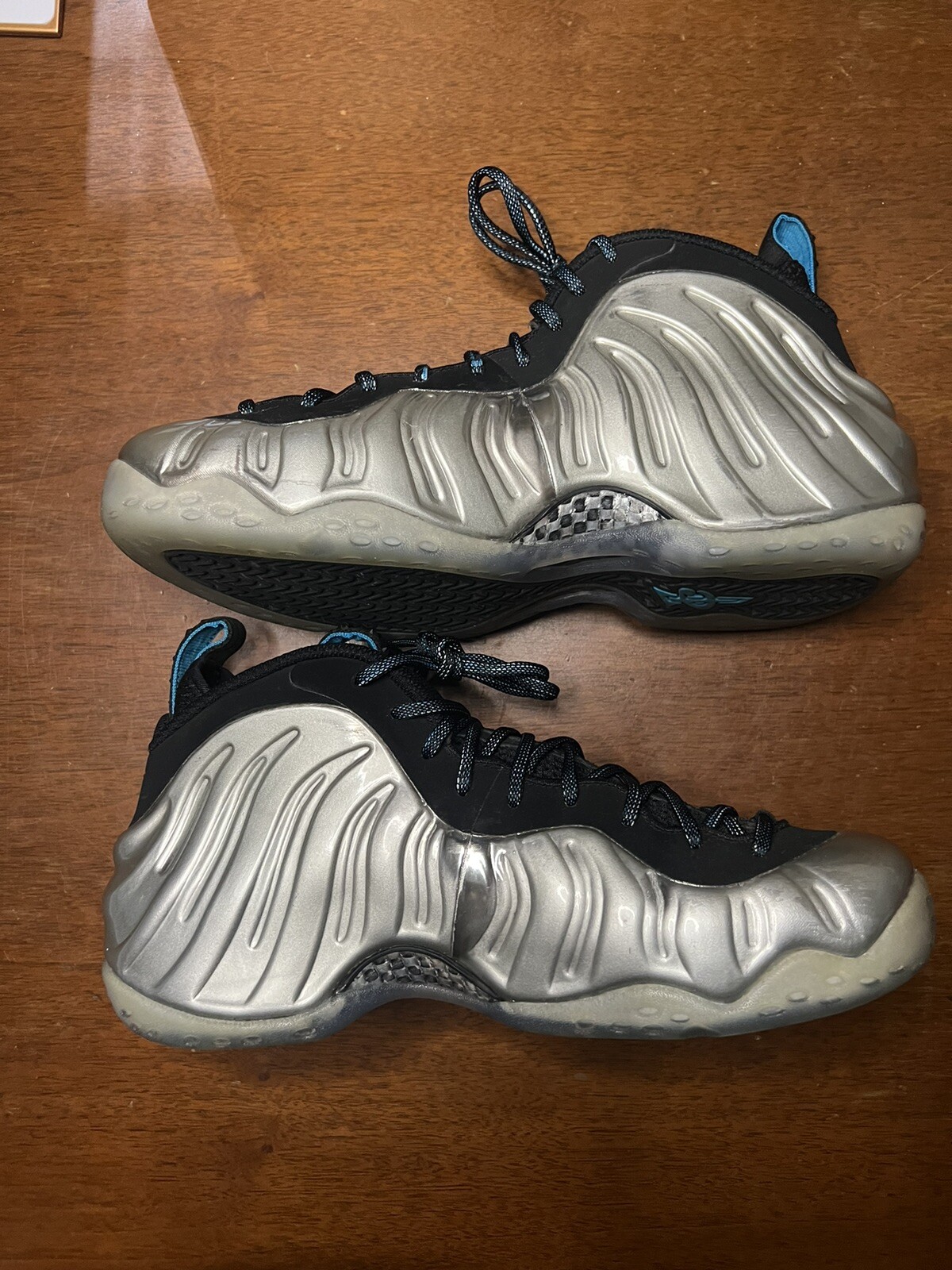 Size 10 Nike Air Foamposite One QS All Star Chromeposite 2015