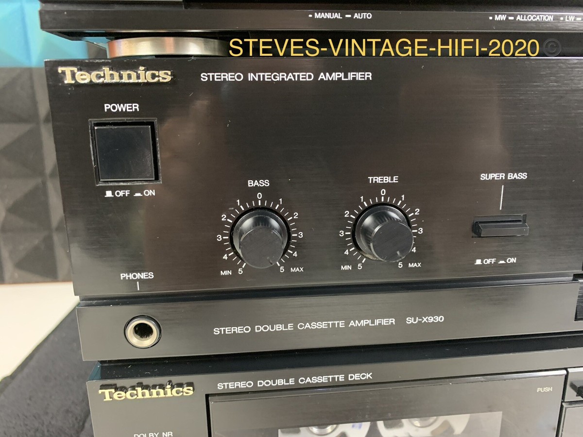 TECHNICS SU-X930 Stereo Double Cassette Amplifier + ST-X930L AM/FM