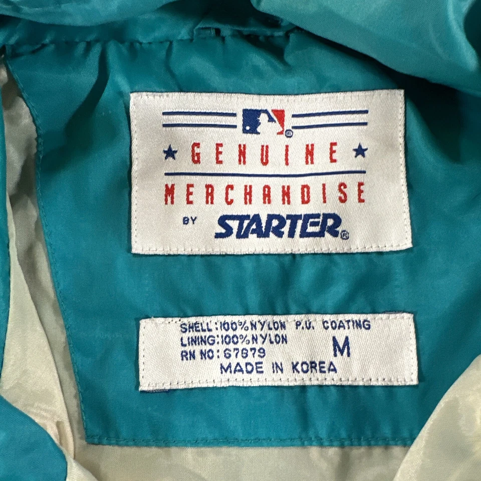 Chaqueta De Colección Florida Marlins Para Hombre Mediana Verde Con Capucha Forrada para Arranque MLB 90s Foto 2 de 4