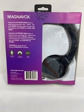 Magnavox MHP5031M Foldable Stereo Headphone fresh Microphone and In-line Remote