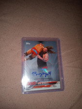 bray wyatt 2018 topps authentic autograph card wwe raw 4/25 the fiend signed