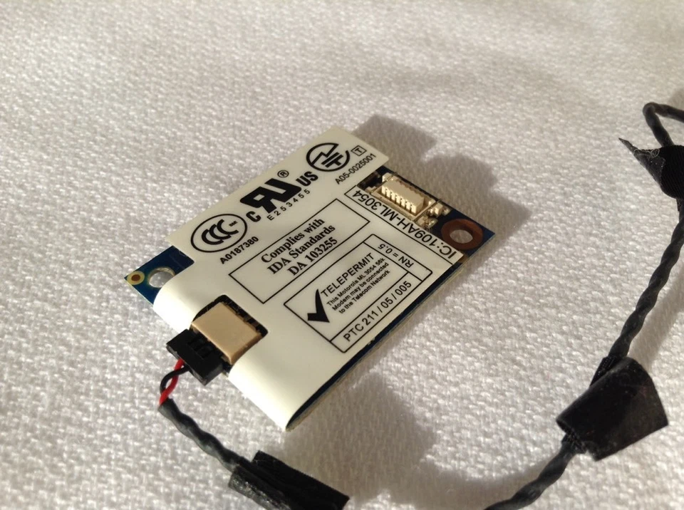 Placa de tarjeta módem de Internet Motorola 56K ML3054 para computadora portátil Foto 4 de 4