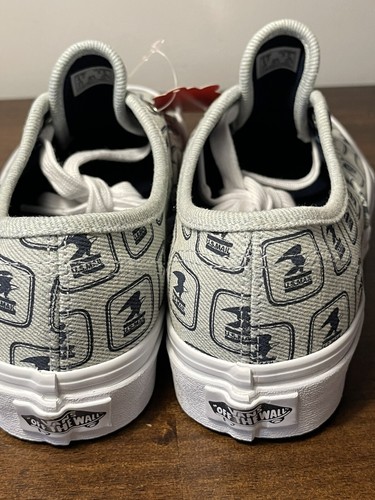 New VANS AUTHENTIC X USPS Denim Gray Canvas Low Sneaker Women's Size 5.5 Mens 4 - Picture 3 of 3