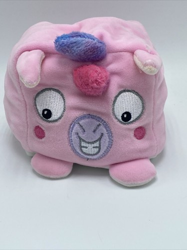 SoundNLight Flippable Reversible Pillow Plush 2 In 1 Toy 4”x4” Cube - 第 1/3 張圖片