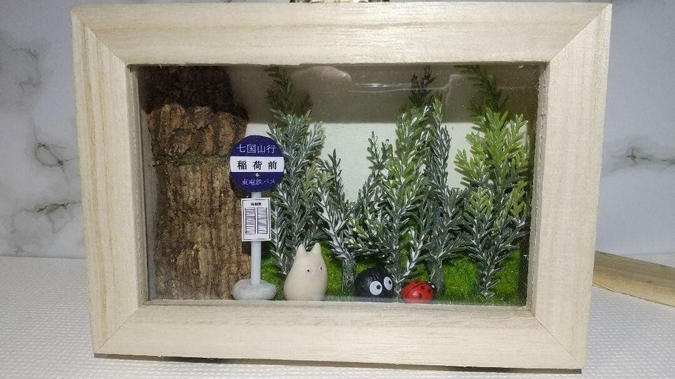 Studio Ghibli My Neighbor Totoro figure Diorama set interior items