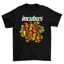Incubus Band Tour Short Sleeve Vintage Black Unisex T Shirt