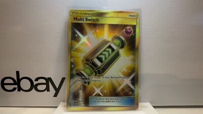 multi switch pokemon card Multi Switch 164/147 - Pokemon TCG Burning Shadows (2017) - Gold - NM