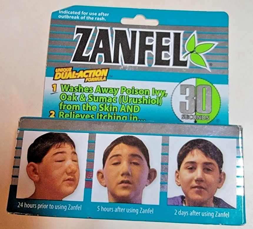 Zanfel 1 Oz Tube Poison Ivy Oak Sumac 30 Seconds Itch Relief 01/2031 It