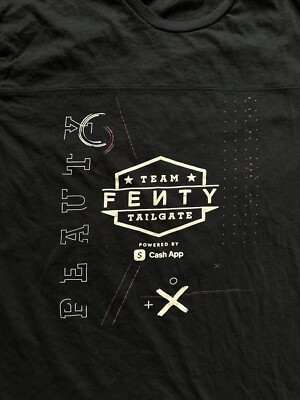 Team Fenty Tailgate 2023 Shirt Size Large Rihanna Superbowl LVII