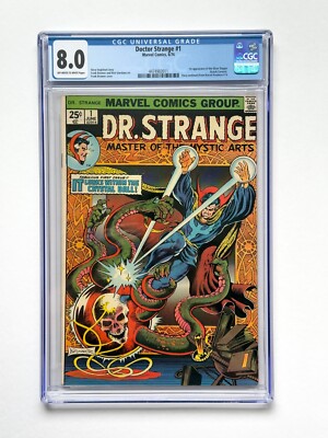 DOCTOR STRANGE #1 (1974) - CGC GRADE 8.0 - MARVEL 1ST APPEARANCE SILVER DAGGER