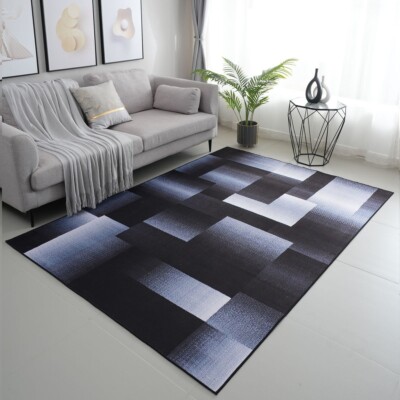 RUTSCHFESTER Teppich Wohnzimmer Weich Teppich Flur Läufer Küche Schlafzimmer Teppich Türmatte UK