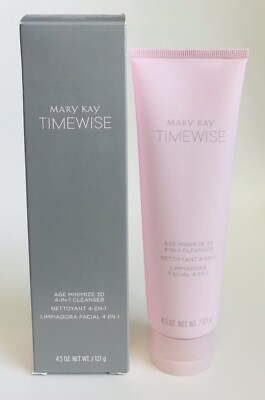 New In Box Mary Kay Timewise Age Minimize 3D 4-in-1 Cleanser Combo / Oily