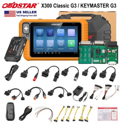 OBDSTAR X300 Classic G3 Key Prog.rammer For Car/ HD/ E-Car/ Motorcycles/ Jet Ski