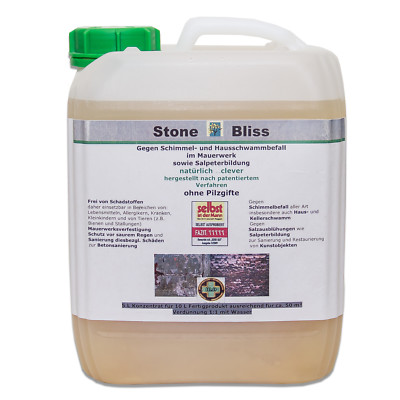 Masid Stone Bliss 5 Liter - gegen Schimmel im Mauerwerk - für ca. 50 m²