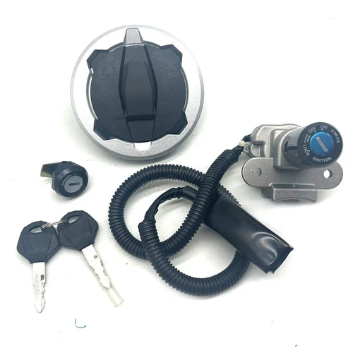 Ignition Switch Fuel Gas Cap Seat Lock Set Fit For Kawasaki KLX230/R/S 2020-2023