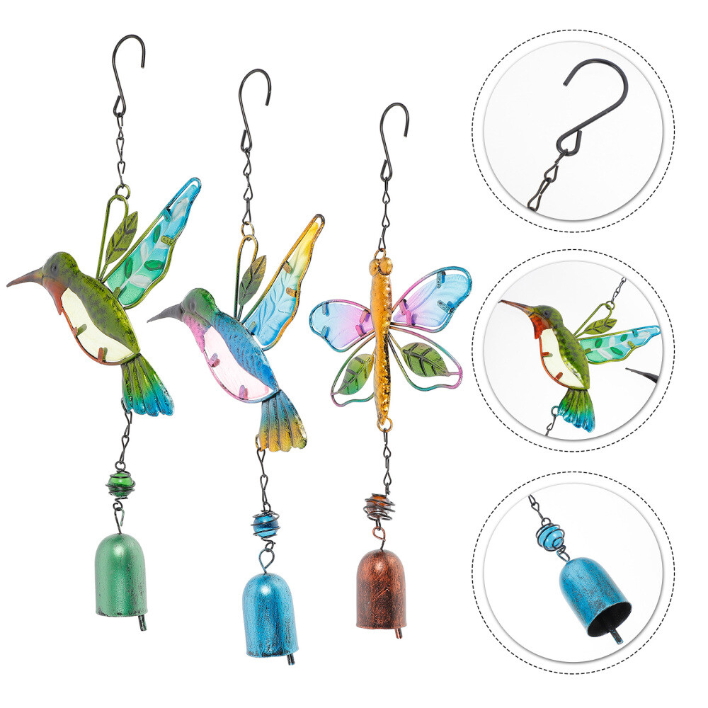 Flashing Wind Chime Metal Glass Suncatcher Patio Wind Chime Outside Wind Chime eBay