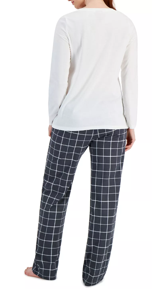 Family Pajamas Women's Mama Deer Mix It Pajama Set Multi-color Size XS 4394