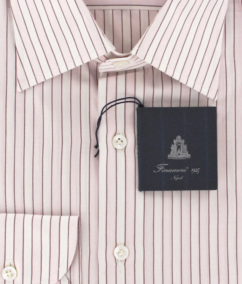 Розовая рубашка Finamore Napoli 16/41 FN4854 - Изображение 2 из 4