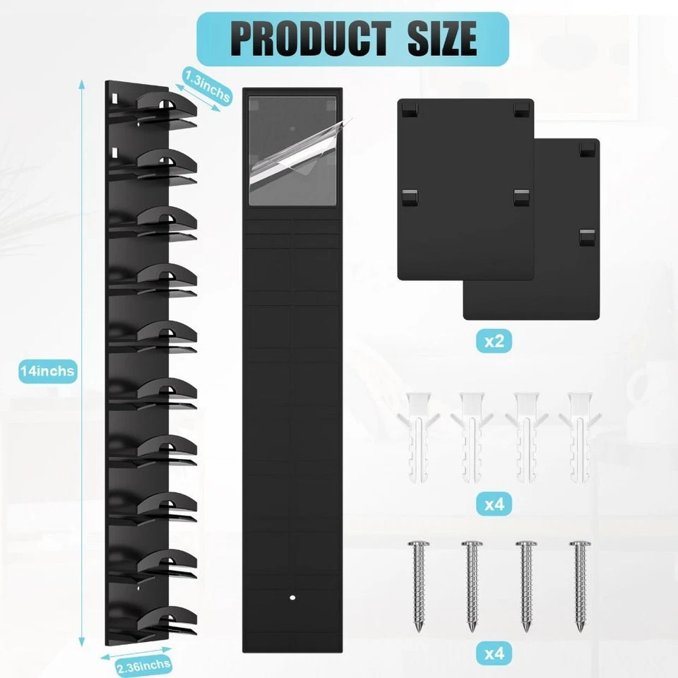 2/4pc Closet Hat Rack Baseball Caps Organizer Space Saving 10 Hat Storage Holder - image 3 of 4