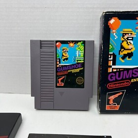 Gumshoe 5 Screw Nintendo Entertainment System NES Video Game With Box Manual