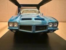 Pontiac LeMans GTO year 1972 light blue metallic 1:18 KK-Scale