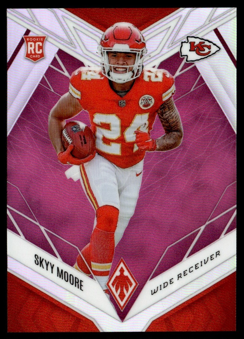2022 Panini Phoenix Pink Rookie 86/199 Skyy Moore #124 TS7