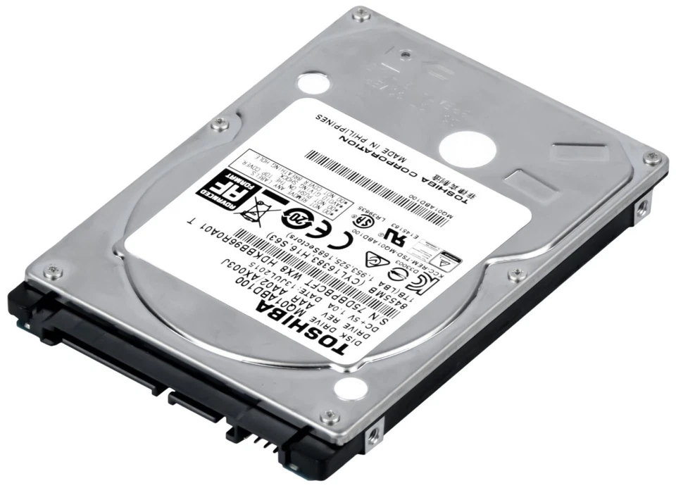 FESTPLATTE TOSHIBA MQ01ABD100 1TB 5400U/min 8MB SATA II 2.5'' - Bild 2 von 3