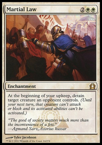 Magic the Gathering MTG Martial Law (14) Return to Ravnica NM