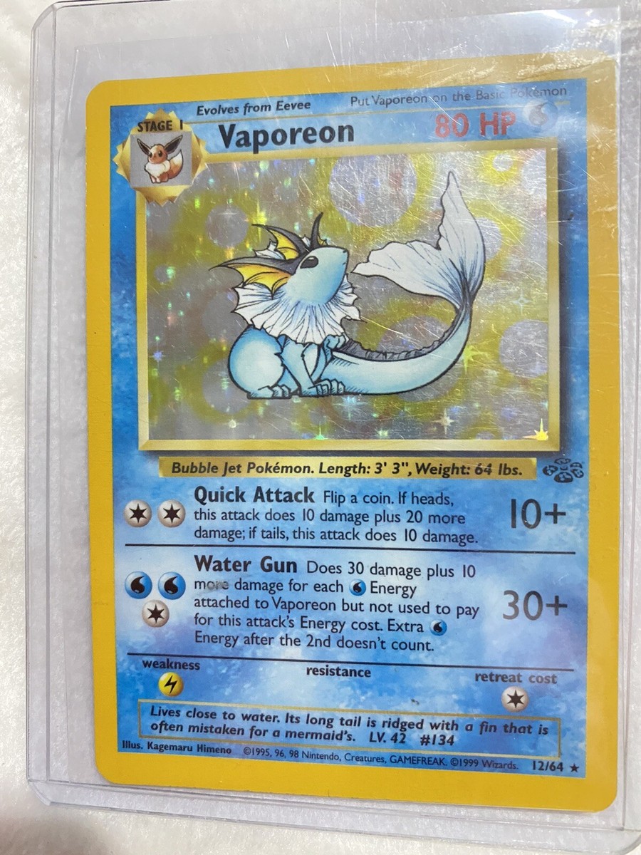 vaporeon pokemon card price Pokémon Card Game Deck Case & Sleeve, Lillie (Mega Brave Collection Bo –  Exp. Share Collectible main image 0