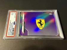 2020 Topps Chrome Formula 1 113 Ferrari Logo F1 Purple Refractor 399 Psa 9 2020 Topps Chrome Formula 1 113 Ferrari Logo F1 Purple Refractor 399 Psa 9