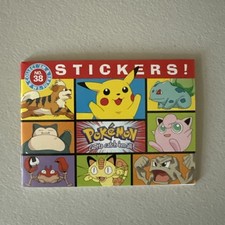 Vintage 1995-98 Nintendo Pok mon American Greetings Stickers Book